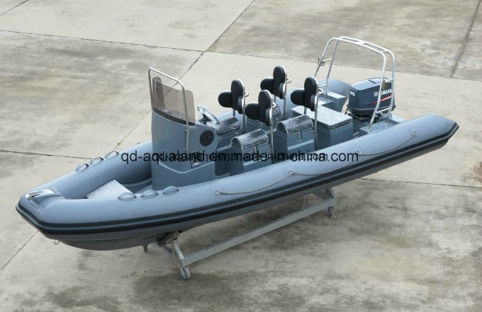 Aqualand 19feet 5.8m Rigid Inflatable Sports Boat/Rescue/Rib Patrol Boat (RIB580T) Image1