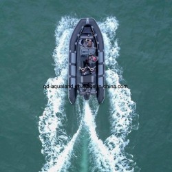Aqualand 18feet 5.4m Fiberglass Rib Boat/Rigid Inflatable Diving Boat/Dive/Coach/Rescue/Patrol (RIB5