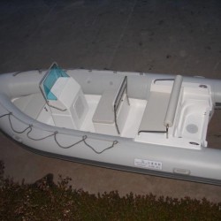 Fiberglass Inflatable Rib Boat with Console CE
