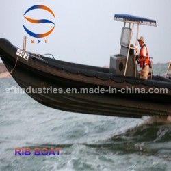 9.5 Meters FRP/Hypalon/PVC China Fishing Sport Rescue Boat