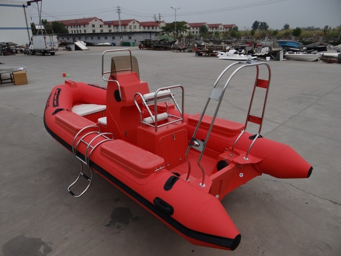Inflatable Rescue Rib Boat Heavy Load Fiberglass 5.2m Image1