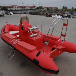 Inflatable Rescue Rib Boat Heavy Load Fiberglass 5.2m
