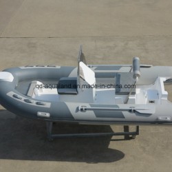 Aqualand 13feet 4m Rigid Inflatable Rescue Boat/Dinghy/Fishing/River Boat (RIB400)