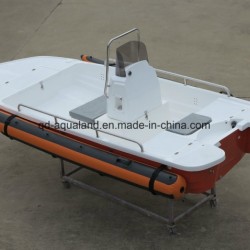Aqualand 13feet 4m Fiberglass Motor Boat/Rib Rescue Boat/Fishing Boat (130)