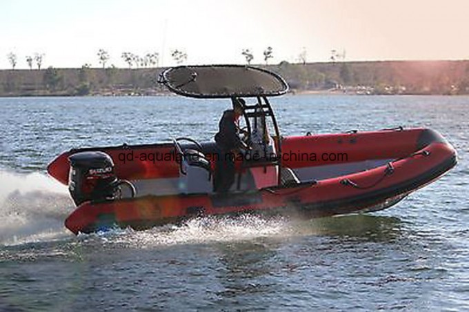 Aqualand 21feet 6.4m Rib Rescue Motor Boat/Military Patrol Boat (RIB640T) Image1