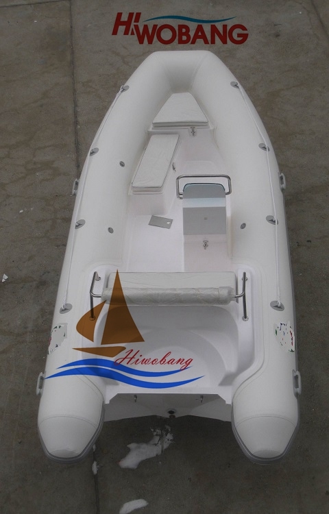 4.7m Fiberglass Rib Boat with Console for Sale Image1