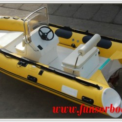 4.3m with 1.2mm PVC Hot Fiberglass Boat