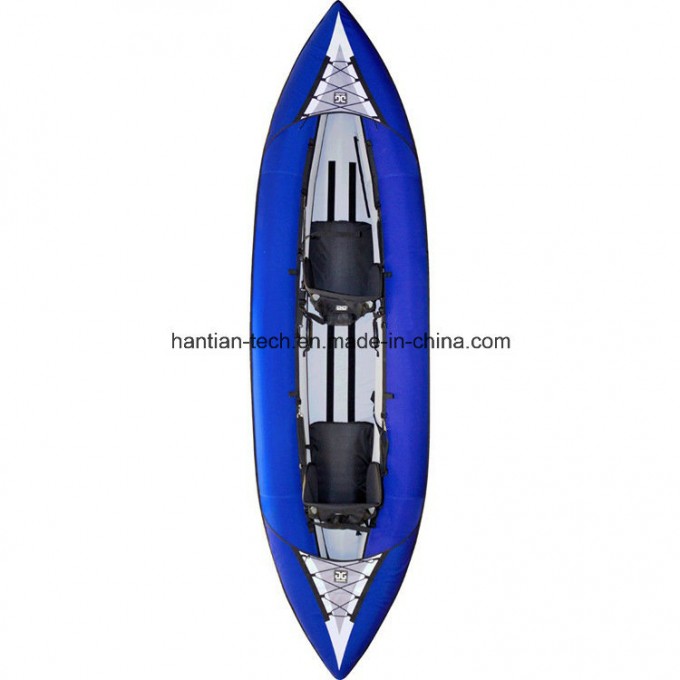 Army Blue 2 Person Inflatable Rubber Boat with CE Certificate Image1