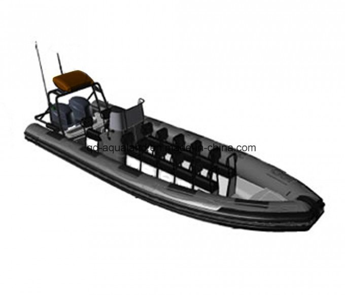 Aqualand 25feet Rigid Inflatable Motor Boat/Rib Patrol Boat/Diving /Rescue (rib750A) Image1