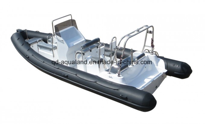 Aqualand 25feet Rigid Infatable Rescue Patrol Diving/Rib Motor Boat (RIB750B) Image1