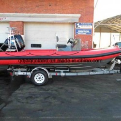 China Aqualand 19feet 5.8m Rigid Inflatable Fishing Boat/Speed Boat (rib580t)