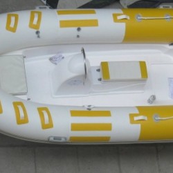 3.9m Eye-Catching Yellow Rigid Inflatable Boat