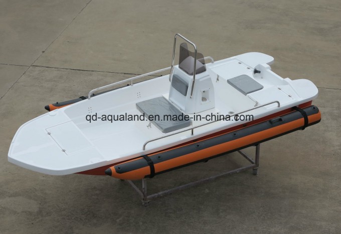 Aqualand 13feet Motor Fishing Boat/Fiberglass Bass Boat /Rib Boat/Rescue (130) Image1
