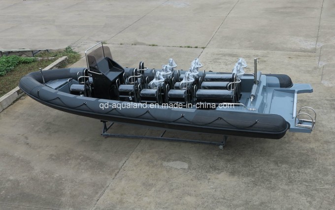 Aqualand 29feet 9m Rigidn Inflatable Motor Boat/Rib Police Boat (RIB900B) Image1