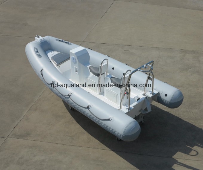 Aqualand 16FT 4.8m Rigid Inflatable Motor Boat/Speed Boat (RIB480T) Image1