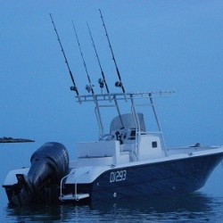 24FT 7.2m Fiberglass Center Console Fishing Boat