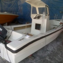Fiberglass 22FT Panga Model Fishing Boat for Sale