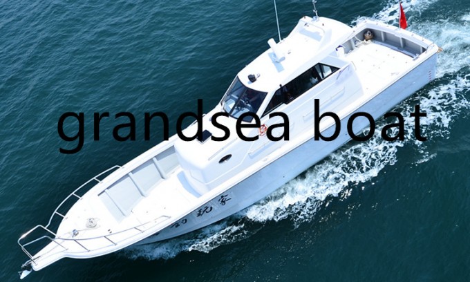 High Speed Fiberglass Fishing Boat for Sale Image1