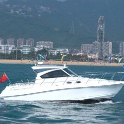 39FT Luxury Yacht Fiberglass Steel Speed Boat 12m 12 Persons