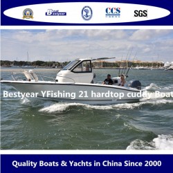 Bestyear Fiberglass Fishing Boat Yfishing 21 Hardtop Cuddy Boat