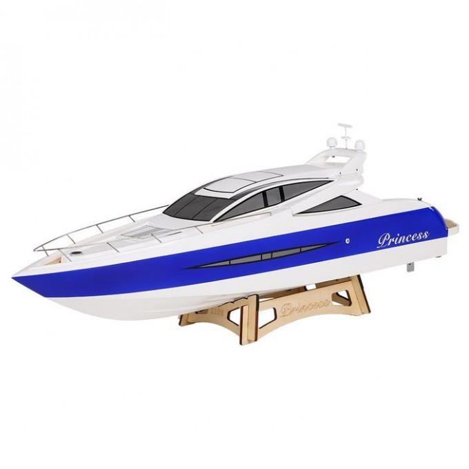 1341105-2.4G Brushless Electric Water Cooling Speedboat Fibre Glass RC Boat Image1