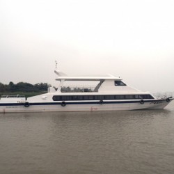 Hq2600 Steel Fiberglass Passenger Boat 99 Persons