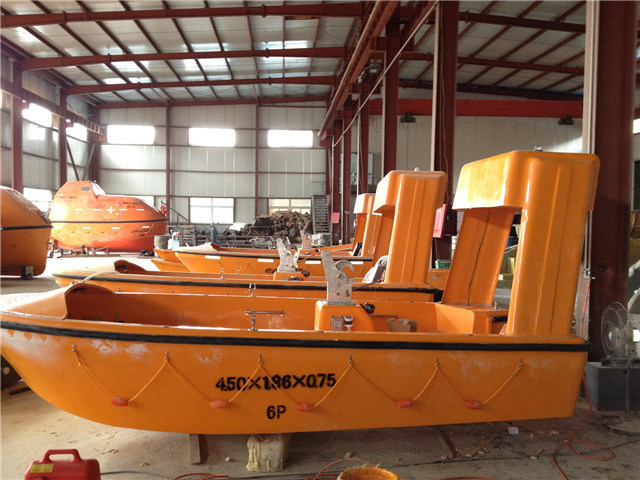 25knots High Speed Fiberglass Rescue Boat for Life Saving Image1