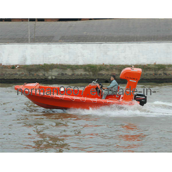 Hot Sale 6.18m Marine Rescue Boat for Rescuing, Fiberglass Lifeboat Image1