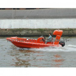 Hot Sale 6.18m Marine Rescue Boat for Rescuing, Fiberglass Lifeboat