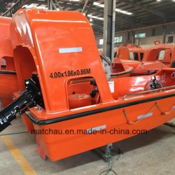 8 Persons Capacity 4.0m GRP Rescue Boat with Outboard Engine for Sale