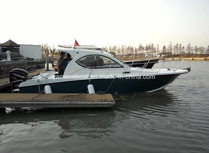 8.5m Fiberglass and Aluminum Cabin Cruiser Boat Image1