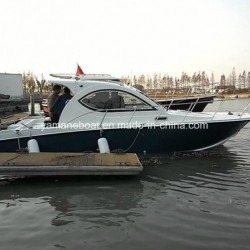 8.5m Fiberglass and Aluminum Cabin Cruiser Boat