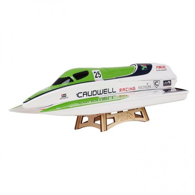 1341138-2.4G Racing Brushless Electric Water Cooling Speedboat Fibre Glass RC Boat Image1