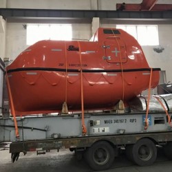 5.0m 16persons Totally Enclosed Fiberglass Life Boat Rescue Boat