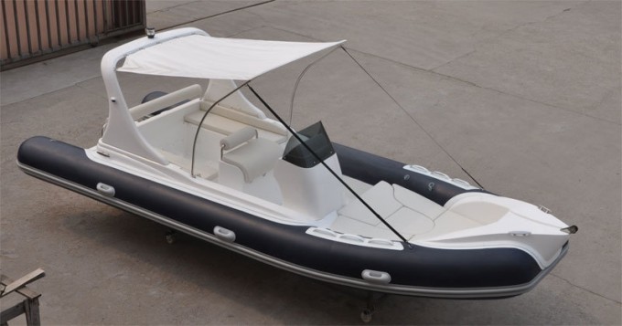 2017 Well Design Rigid Hull Fiberglass Boat PVC Material Inflatable Boat with Ce China Image1