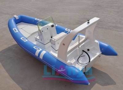 Rigid Hull Fiberglass Inflatable Fishing Boat Image1