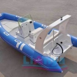 Rigid Hull Fiberglass Inflatable Fishing Boat