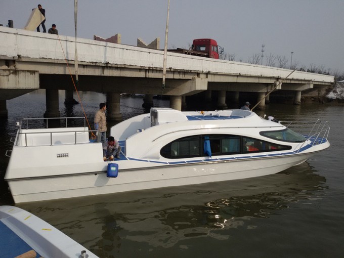 13.8m Good Quality Fiberglass Passenger Boats for Sale Image1