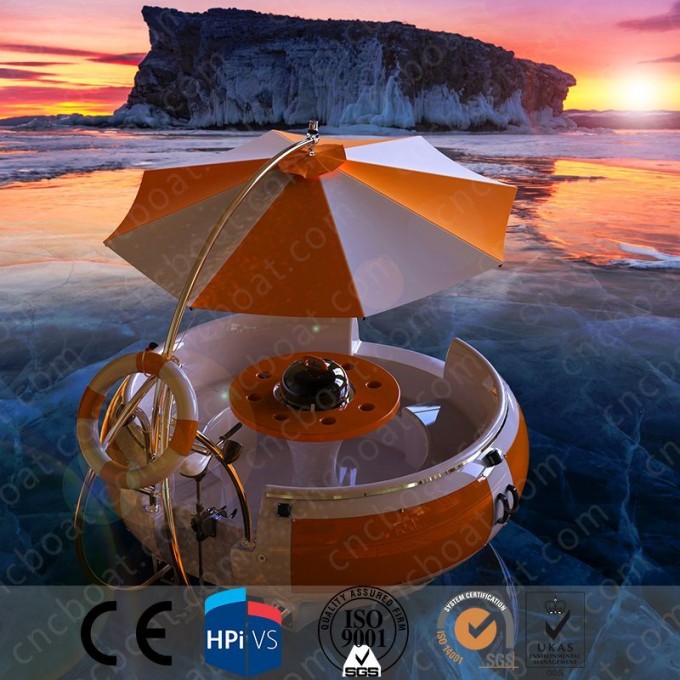 Electric BBQ Donut Boat for Rental Image1