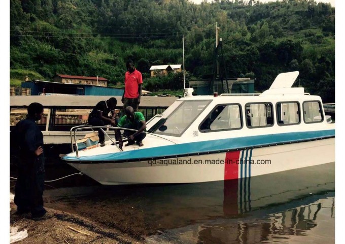 Aqualand 25FT 7.6m Water Taxi Cabin Boat/Fiberglass Ferry Boat (760) Image1