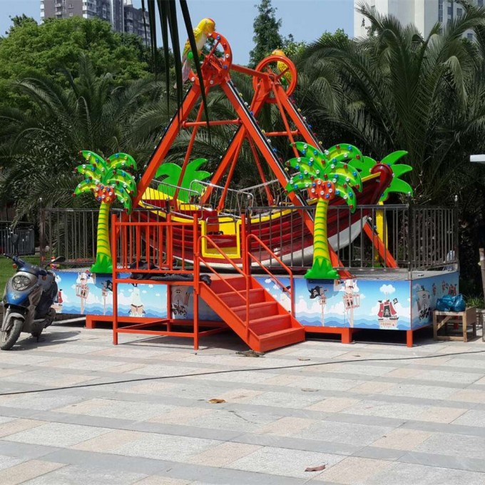 12 People Corsair Game Machine Fiberglass Boat Corsair Rides Pirate Ship Image1