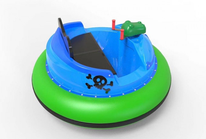 Latest of 2018, The Pirates Laser Shoot Round Bumper Boat Image1