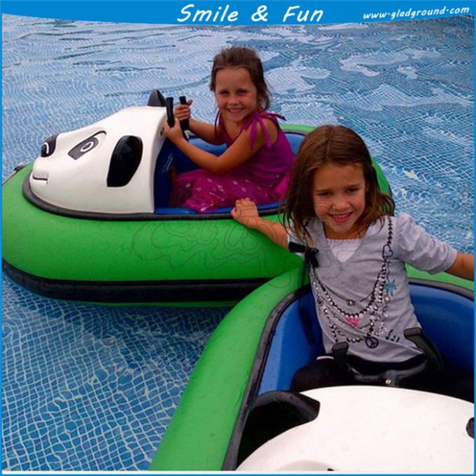 Remote Control Battery Powered Electric Inflatable Bumper Boat Image1