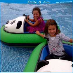 Remote Control Battery Powered Electric Inflatable Bumper Boat