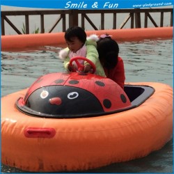 Motorized Bumper Boat Powred by Battery 12V 33ah for 1-2 Kids with FRP Body and PVC Tarpaulin Tube