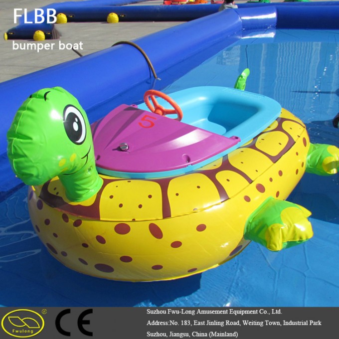 Coin Operated Water Park Inflatable Bumper Boat for Kid Image1