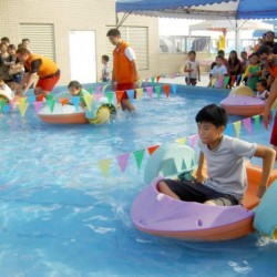 Kids Paddle Boat Handle Power Used in Swimming Pool/Manual Boat