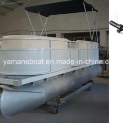 5.2m Aluminum Pontoon River Boat with Electric Outboard