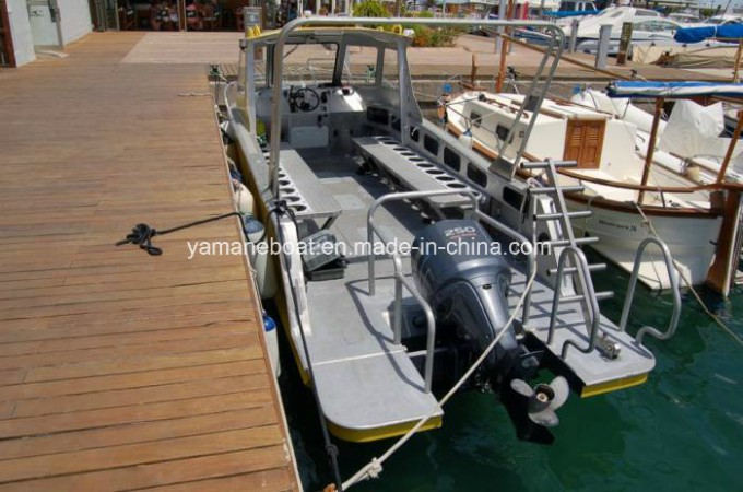 Aluminum Diving Boat with Cabin Image1