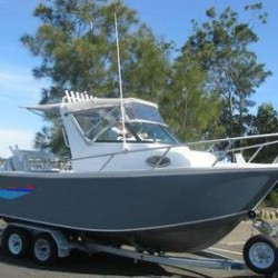 19 FT Aluminum Fishing Boat with Cuddy Cabin